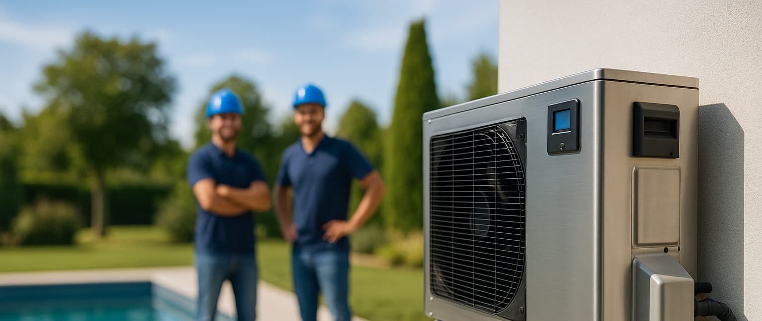 Equipo especializado en climatización de piletas